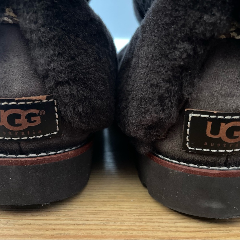 UGG Dark Brown Sheepskin Boots